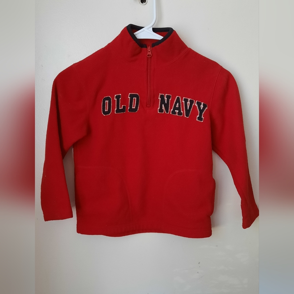 Old Navy Kids Red Half-Zip Sweatshirt
